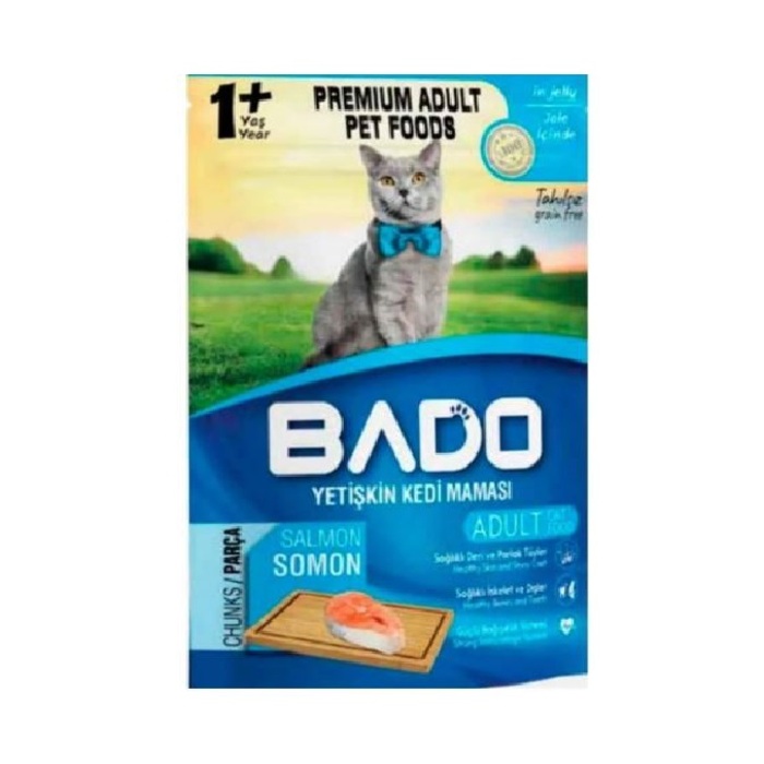 Kedi Yaş Maması Yetişkin Somon Balıklı 85 Gr