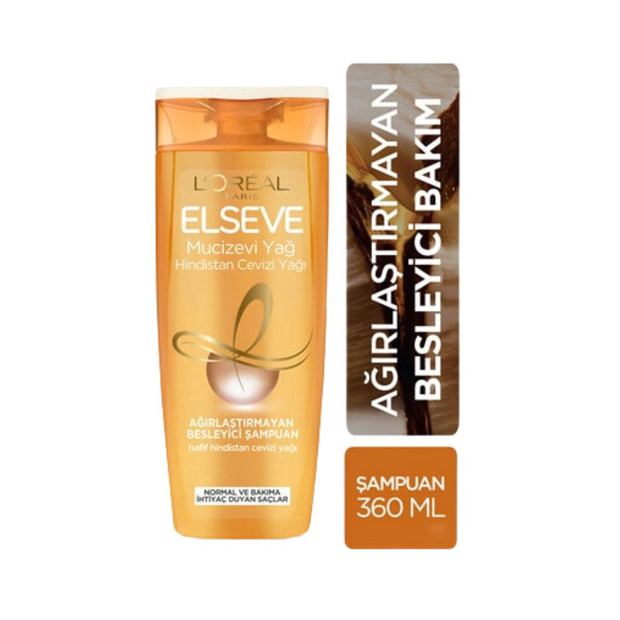 Şampuan Mucizevi Hindistan Cevizi Yağı Ağırlaştırmayan Besleyici 360 Ml
