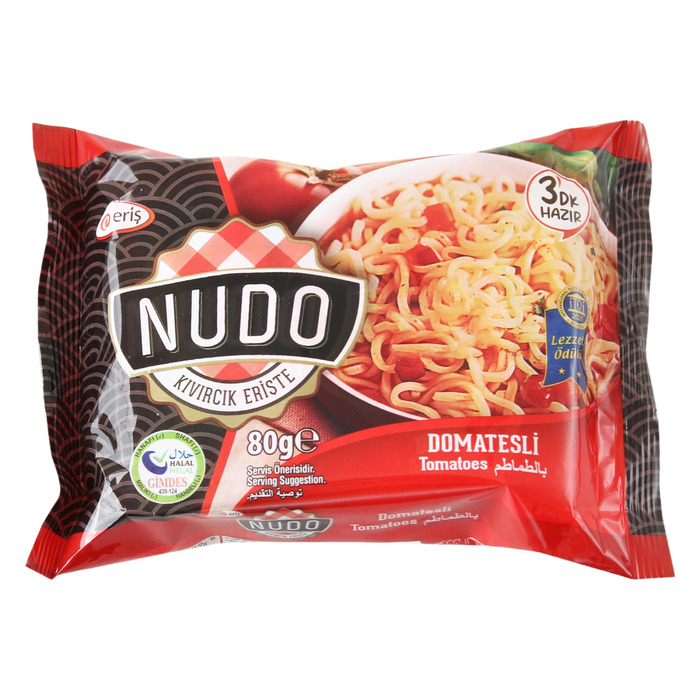 Domatesli Kıvırcık Erişte 80 gr