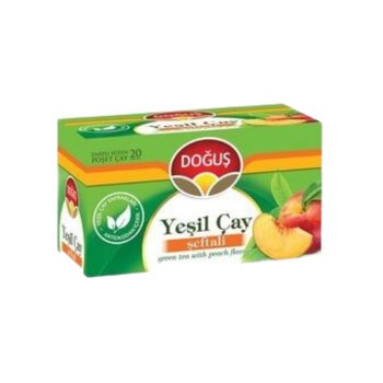 Çay Şeftalili Yeşil Bardak Poşet 20'li