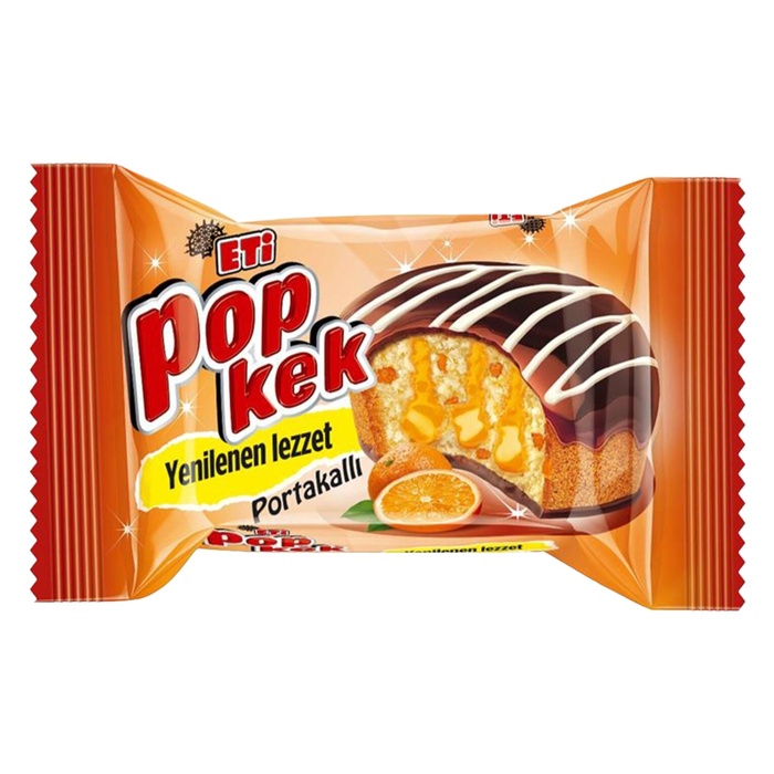Popkek Portakallı Kek 60 Gr