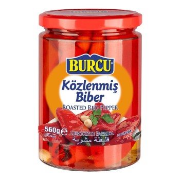Közlenmiş Kırmızı Biber 560 Gr