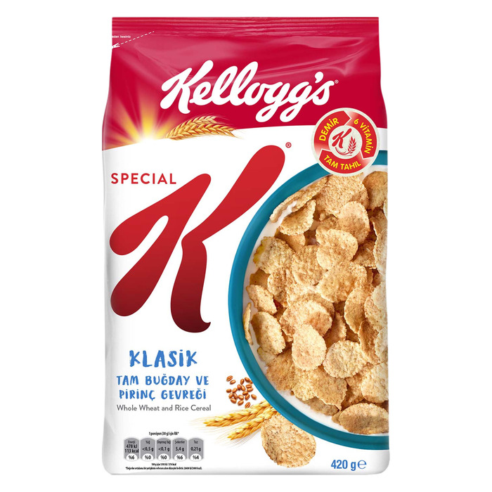 Special K Klasik Tam Buğday Ve Pirinç Gevreği 420 Gr