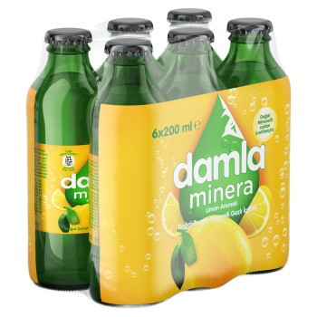 Maden Suyu Limon Aromalı 6x200 Ml