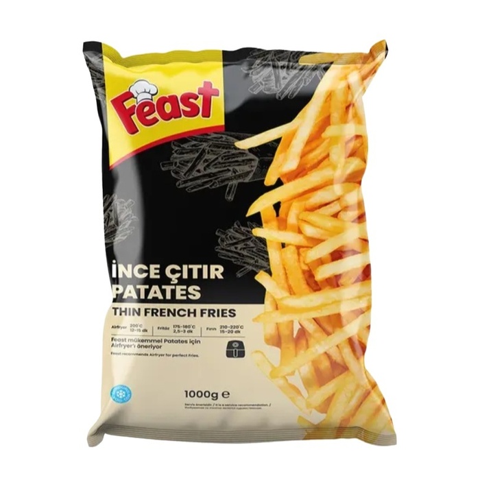 İnce Çıtır Patates 1 Kg 7x7 Mm