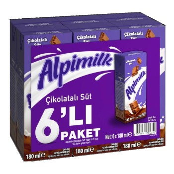 Alpella Süt Aromalı Çikolatalı 180 Ml