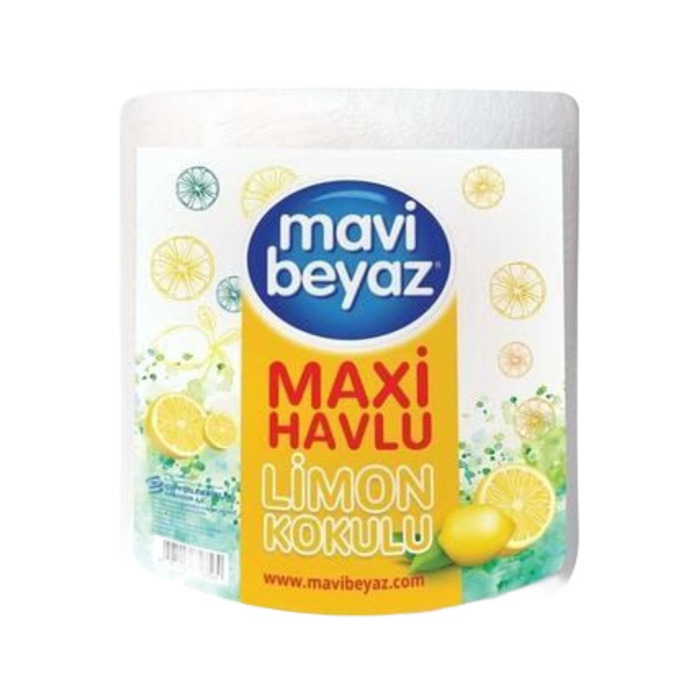Maxi Kağıt Havlu Dev Rulo Limon Kokulu