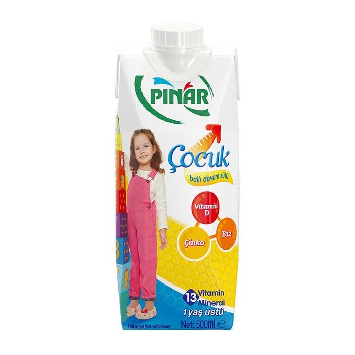 Çocuk Devam Sütü Ballı 500 Ml