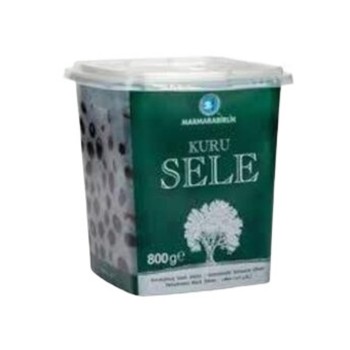 Kuru Sele Siyah Zeytin 800 Gr