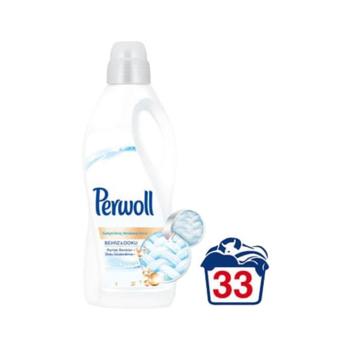 Hassas Sıvı Çamaşır Deterjanı Beyaz&Doku 2 L 33 yıkama