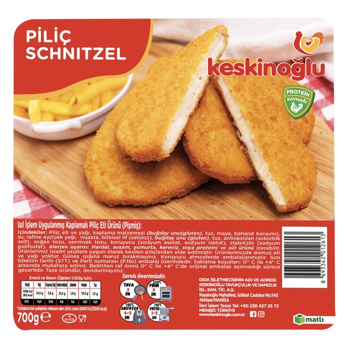 Schnitzel 700 Gr