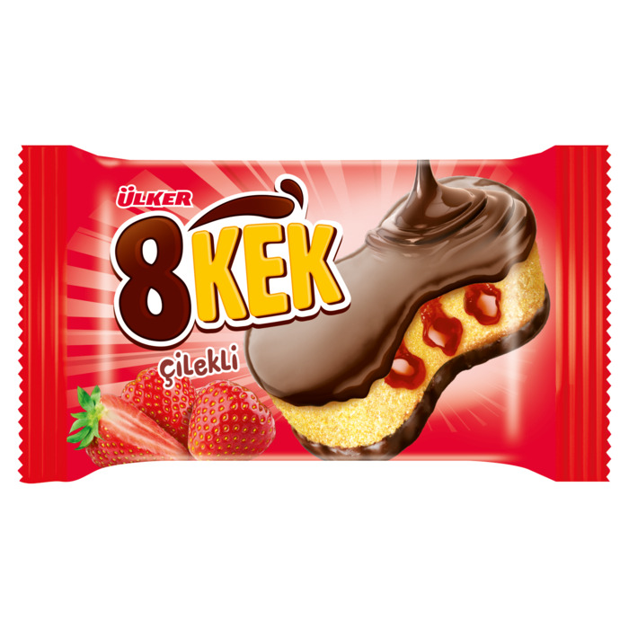 8 Kek Çilekli 55 Gr