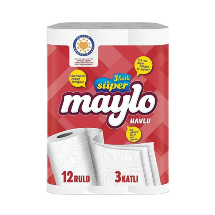 Kağıt Havlu Üç Katlı 12'li