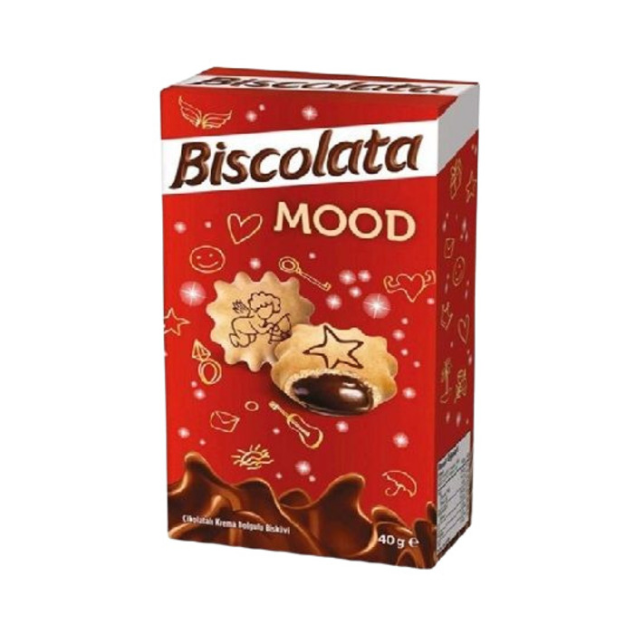 Bisküvi Biscolata Mood Çikolata Krema Dolgulu 40 Gr