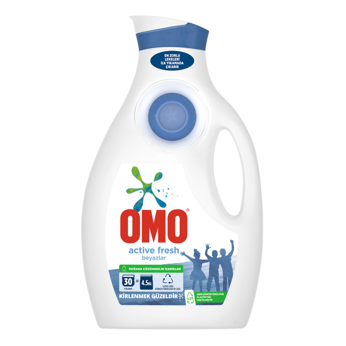 Omo Sıvı Active Fresh Beyaz 26 Yıkama 1.69 L