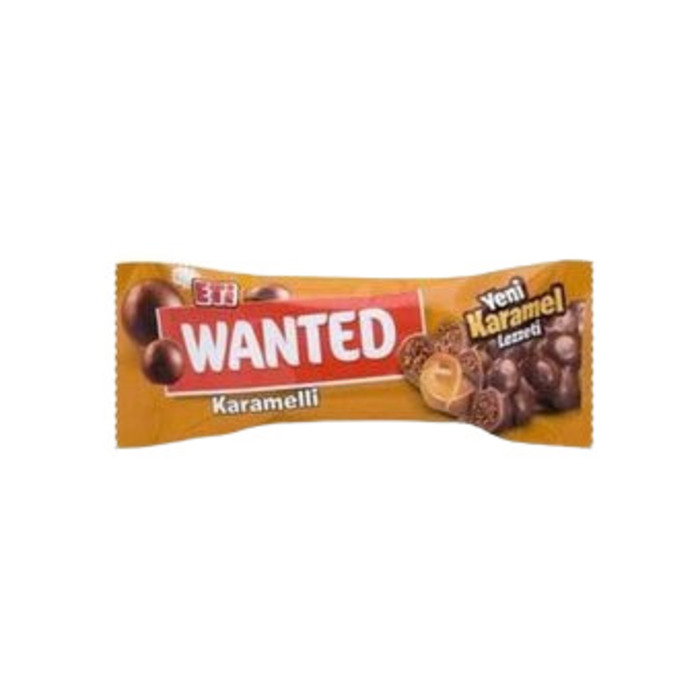 Bar Wanted Sütlü Çikolata Kaplı Karamelli 22 Gr