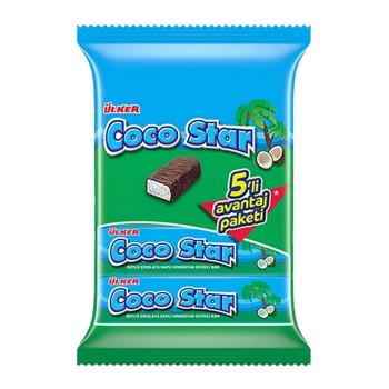 Coco Star Hindistan Cevizli Bar 5x25 Gr