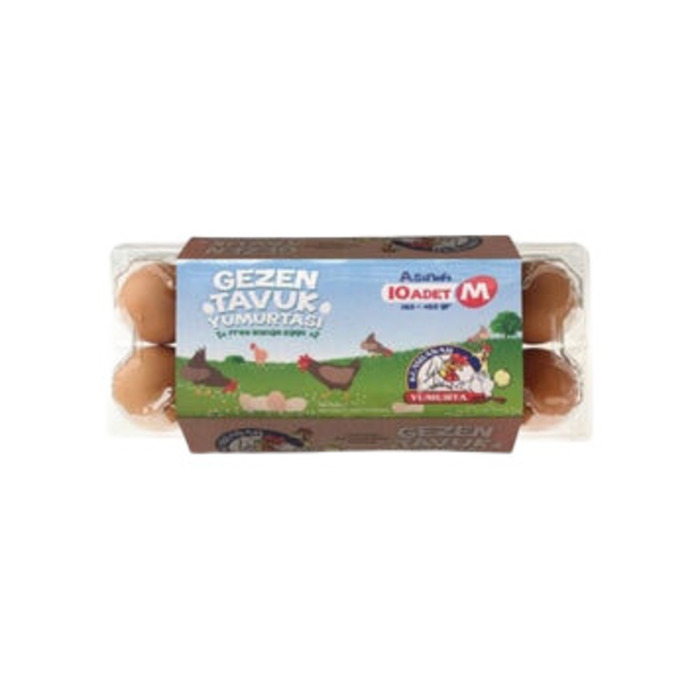 10'Lu Gezen Tavuk Yumurta