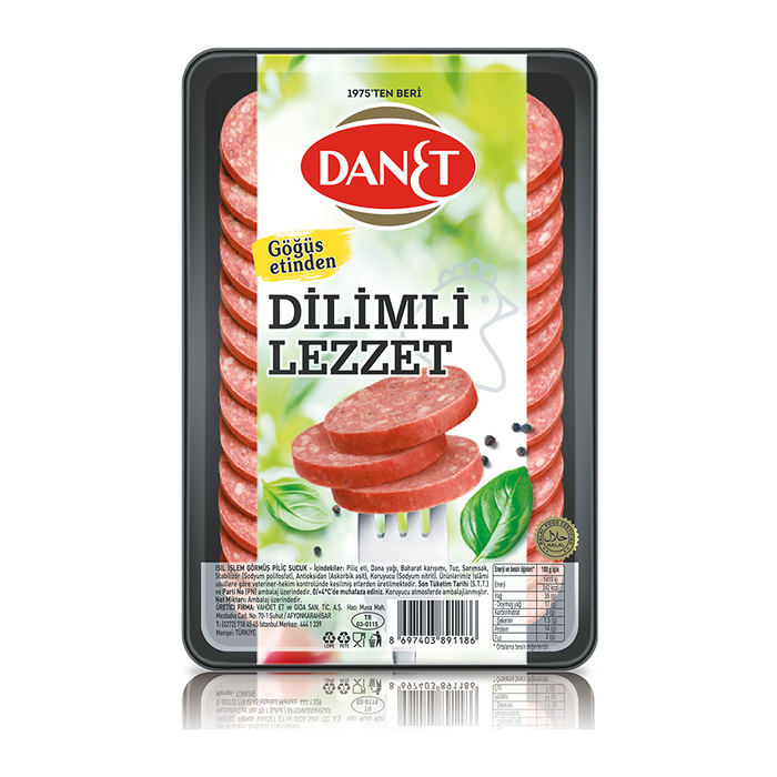 Piliç Dilimli Sucuk 250 Gr