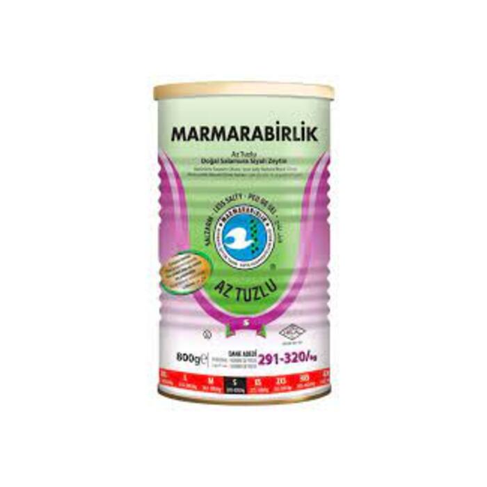 Zeytin Az Tuzlu Siyah 800 Gr