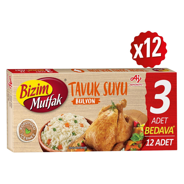 Tavuk Suyu Bulyon 12'li