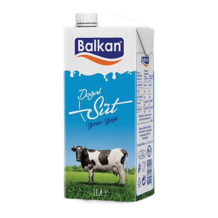 Yarım Yağlı Süt 1 Lt