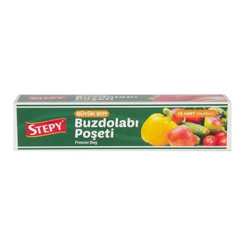 Çöp Torbası Buzdolabı Poşeti Büyük 30x45 Cm 15'li