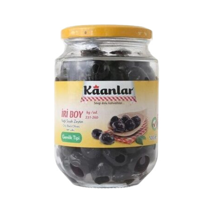 Yağlı Siyah Zeytin 500 gr
