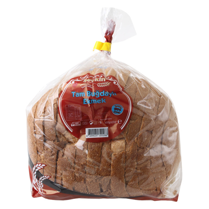Tam Buğday Ekmeği 400 Gr