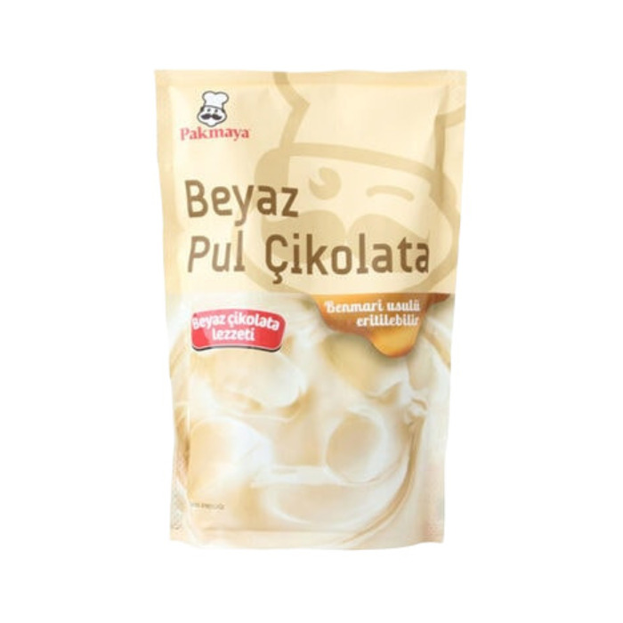 Çikolata Pul Beyaz 100 Gr