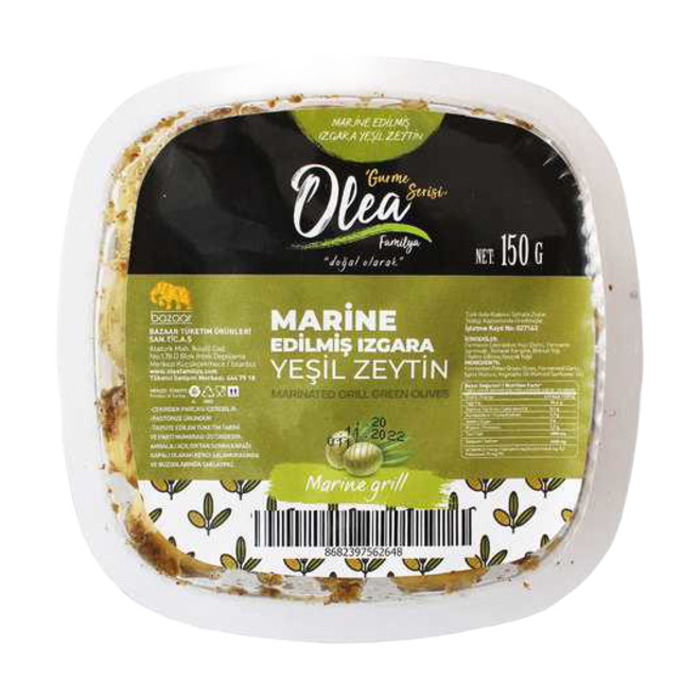 Zeytin Yeşil Izgara Marineli 150 gr