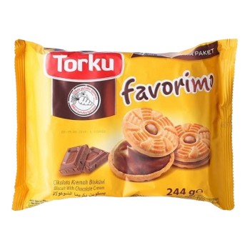 Bisküvi Favorimo Çikolatalı 244 Gr