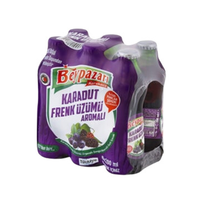 Maden Suyu Karadut & Frenk Üzüm Aromalı 6x200 Ml