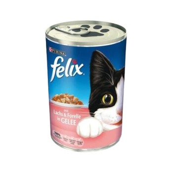 Kedi Maması Konserve Yetişkin Somonlu Ve Alabalikli 400 Gr