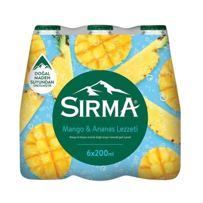 C Vitaminli Mango Ananas Maden Suyu 6x200ml
