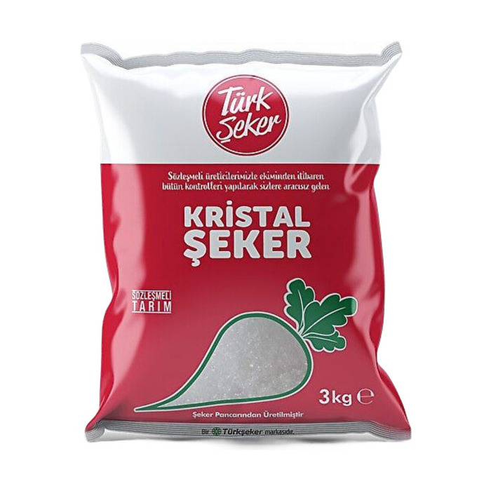 Kristal Toz Şeker 3 Kg
