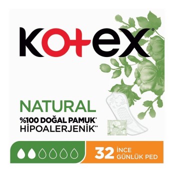 Ultra Natural Günlük Ped İnce 32'li