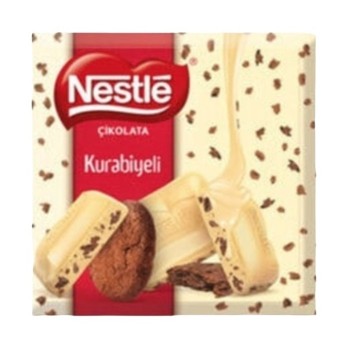 Çikolata Kurabiye Parçacıklı Beyaz 60 Gr