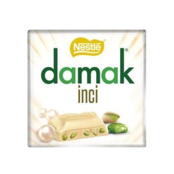 Çikolata Damak İnci Antep Fıstıklı Beyaz 60 Gr