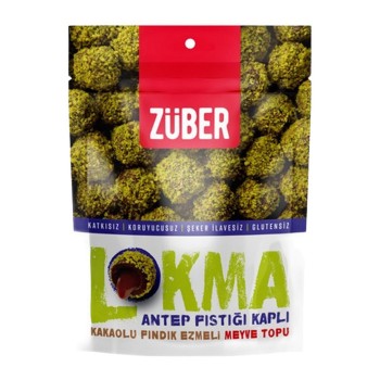Lokma Antep Fıstıklı Kaplamalı Meyve Topu 96 Gr