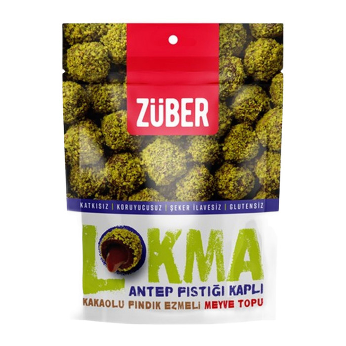 Lokma Antep Fıstıklı Kaplamalı Meyve Topu 96 Gr
