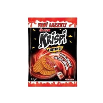 Krispi Tırtıklı Kraker Heyecannnlı Ketçap Aromalı 92 Gr