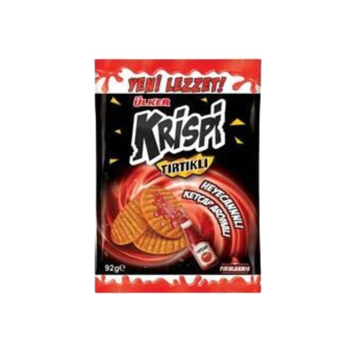 Krispi Tırtıklı Kraker Heyecannnlı Ketçap Aromalı 92 Gr