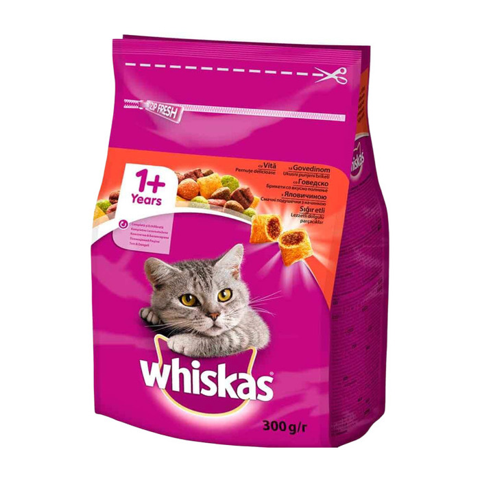 Mama Kedi Kuru 1 Yaş Ve Üzeri Biftekli Havuçlu 300 Gr