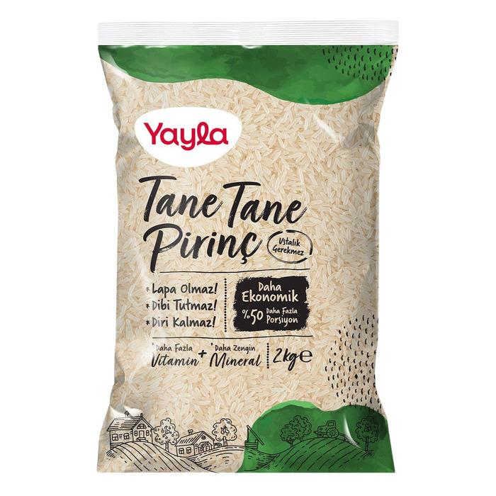 Tane Tane Pirinç 2 Kg