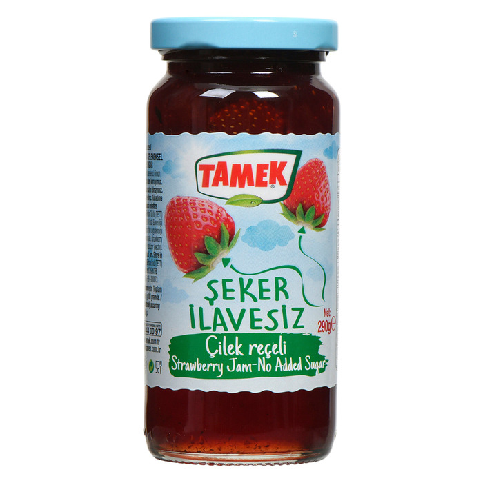 Çilek Reçeli Şeker İlavesiz 290 Gr