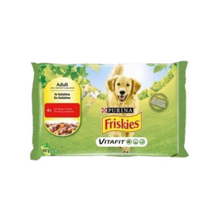 Adult Biftekli Pouch Yetişkin Köpek Yaş Mama 4'lü 100 Gr