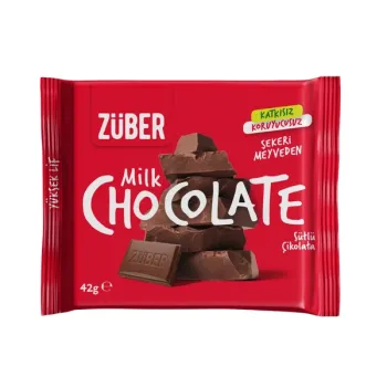 Züber Sütlü Çikolata 8 42 Gr